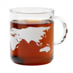 trendglas JENA OFFICE hőálló üveg csésze -ERDE - fehér mintás 400 ml