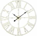 Casa Chic Queensway 60 falióra, fémkeret, csendes, Ø 60 cm (ANTIC-CLOCK-60-WHT) (ANTIC-CLOCK-60-WHT) - electronic-star