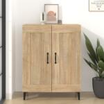 vidaXL Servantă, stejar sonoma, 69, 5x34x90 cm, lemn compozit (812144) Comoda