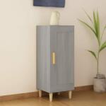 vidaXL Servantă, gri sonoma, 34, 5x34x90 cm, lemn compozit (817433) Comoda