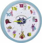 TFA Ceas de perete pentru copii, silentios, cu animale si cifre 3D, Mct Little Monsters 60301, 30, 9 x 4, 4 x3 0, 9 cm (MCABI-60.3051.20)