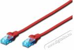 ASSMANN CAT5e U/UTP PVC 1m piros patch kábel - digitalko
