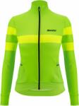 Santini Coral Bengal Long Sleeve Woman Jersey Verde Fluo L