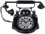 4home Ceas de masă Old telephone, negru