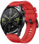  Curea silicon Strap One compatibila cu Huawei Watch GT 3 42mm Red (9145576255704)