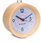 Navaris Ceas cu alarma analogic din lemn Snooze Retro, 46269.24. 01 (46269.24.01)