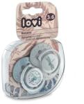 LOVI Dinamikus nyugtató cumi 2db (3-6 hónap) Botanic - Blue
