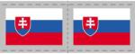 Gifts Service Ideiglenes felragasztható tetoválás rajongóknak Szlovákia zászló, Szlovákia, SR (MET062)