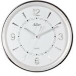 Adler Ceas de perete rotund Adler cu lumina led W164 Silver 34 cm