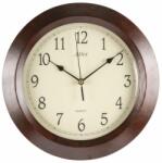Adler Ceas de perete Adler din lemn masiv 21001 Nuc D28 cm