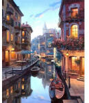  Velence festés számok alapján kreatív készlet kerettel