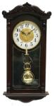 Wall Clock Ceas de Perete cu Pendulă Baoli 2887 - Eleganță Clasică, Maro Închis (2887)