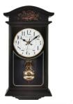  Ceas de perete cu pendula cu gong 6421 Maro / Alb (6421)