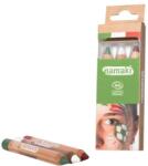 Namaki Set creioane pentru machiaj tematic, verde, alb, roșu - Namaki Supporter Kit