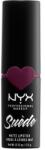 NYX Cosmetics Suède Matte Lipstick ruj de buze 3, 5 g pentru femei 10 Girl, Bye