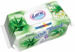 Lara Мокри кърпи с капак Lara Baby Soft - Family, Алое вера, 120 броя (54080) - ozone