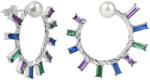 Silver Cat Cercei pentru femei cu zircon și perle SC350