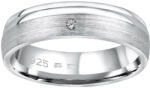 Silvego Inel de nuntă de argint Amora pentru femei QRALP130W 55 mm