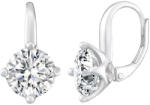 Silvego Cercei din argint LILA cu zirconiu pur LPS0620 M: (1, 6 x 0, 8 cm)