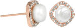 JwL Luxury Pearls Cercei din argint cu perle cu cristale JL0252