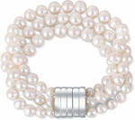 JwL Luxury Pearls Brățară cu trei rânduri din perle albe adevărate JL0668