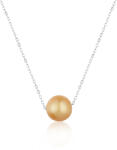 JwL Luxury Pearls Colier din argint cu o perlă de aur din Pacificul de Sud JL0727