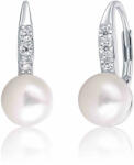 JwL Luxury Pearls Cercei din argint cu perle și zirconiu JL0601