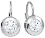 Soliter Brilio Silver Cercei din argint cu cristale 436 001 00403 04