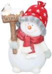 Xmas karácsonyi hóember figura, 25x31x36cm, kerámia (XEH25225278)