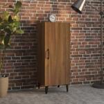 vidaXL Servantă, stejar maro, 34, 5x34x90 cm, lemn prelucrat (817407) Comoda