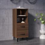 vidaXL Servantă, stejar maro, 34, 5x34x90 cm, lemn compozit (817419) Comoda