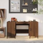 vidaXL Birou, stejar maro, 140x50x75 cm, lemn compozit (817554)