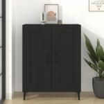 vidaXL Servantă, negru, 69, 5x34x90 cm, lemn compozit (812142) Comoda