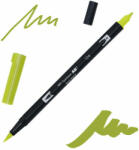 Tombow abt dual brush pen kétvégű filctoll - 126, light olive