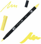 Tombow abt dual brush pen kétvégű filctoll - 062, pale yellow