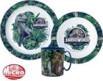 Carbotex Jurassic World étkészlet, micro műanyag szett (STF22251)
