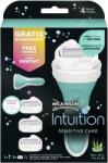 WILKINSON Intuition Naturals Sensitive borotva + 3 darab csere borotvafej