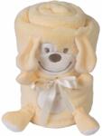 Babymatex Willy Dog pătură mini cu animal de pluș 85x100 cm Lenjerii de pat bebelusi‎, patura bebelusi
