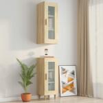 vidaXL Dulap de perete suspendat, stejar sonoma, 34, 5x34x90 cm (812450) Comoda