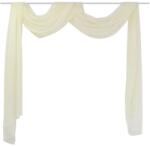 vidaXL Draperie transparentă din voal 140 x 600 cm, crem (130757)