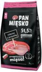 Pan Mięsko PAN MIĘSKO Carne de vițel cu prepeliță pentru căței XS 3kg
