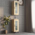 vidaXL Dulap de perete suspendat, stejar sonoma, 34, 5x34x90 cm (812459) Comoda