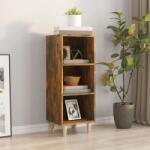 vidaXL Servantă, stejar fumuriu, 34, 5x32, 5x90 cm, lemn compozit (817420) Comoda