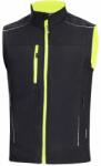 ARDON Vestă softshell de lucru VISION Adron - Neagră / galbenă | XXXL (H9199/3XL)