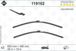 SWF VOLVO XC60 II 2017.03-tól első ablaktörlő lapát készlet nem fűtött ablaktörlővel szerelt, SWF 119102 / VALEO 572302 (119102)