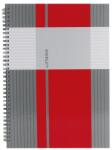 Marker Spirálfüzet A4, 80lap kockás, keményfedelű Marker Linear (402417) - pencart