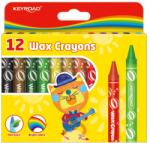 Keyroad Zsírkréta készlet 11x100 mm 12 db/bliszter Keyroad Wax Crayon vegyes színek (38552) - pencart