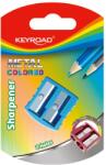 Keyroad Hegyező 2 lyukú fém Keyroad Metal Colourful vegyes színek (38405) - pencart