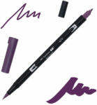 Tombow abt dual brush pen kétvégű filctoll - 679, dark plum