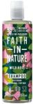 Faith in Nature natúr vadrózsa sampon száraz, károsodott hajra - 400 ml